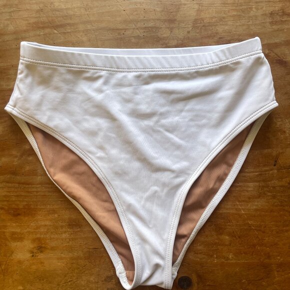 Nu Swim Super-Hi Bottom Cool White (Bone?) Small - Picture 2 of 4